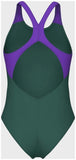 BRIGHT GLARE SWIMSUIT V BACK