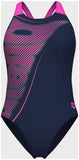 BRIGHT GLARE SWIMSUIT V BACK