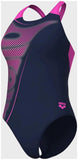 BRIGHT GLARE SWIMSUIT V BACK