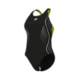 GRID SWIMSUIT V BACK GRAPHIC