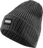 Ribbed Classic Cuff Beanie Grey