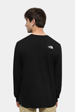 M L/S SIMPLE DOME TEE TNF L
