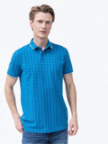 alloverprinted polo L