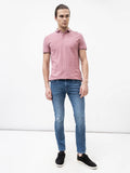 basic polo with contrast L