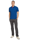 basic polo with contrast L