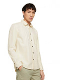 relaxed garment dye shirt L