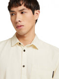 relaxed garment dye shirt L
