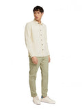 relaxed garment dye shirt L