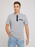 structured polo with pocket L