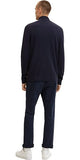 basic structured knit jacket L