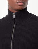 basic structured knit jacket L