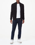 basic structured knit jacket L