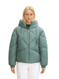 modern short puffer jacket L