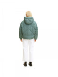modern short puffer jacket L