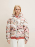 modern short puffer jacket L