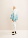 modern short puffer jacket M
