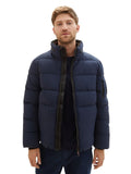 Puffer jacket with a hidden hood L