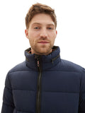 Puffer jacket with a hidden hood L