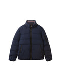 Puffer jacket with a hidden hood L