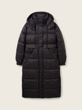 Puffer coat with a hood M