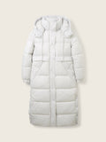 Puffer coat with a hood L