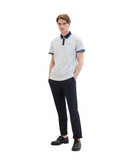 POLO WITH DETAILED COLLAR L