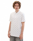 Men's Polo Shirt with Palm Pattern L