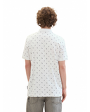 Men's Polo Shirt with Palm Pattern L