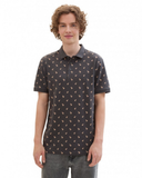 Men's Polo Shirt with Palm Pattern L