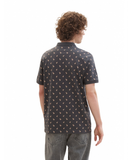 Men's Polo Shirt with Palm Pattern L