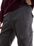 Tapered cargo trousers L