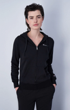 hooded full zip sweatshirt M