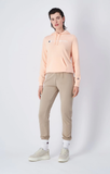 rib cuff pants L