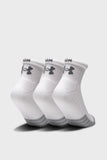 UA Heatgear Quarter 3pk LG