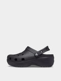 Classic Platform Clog W Blk