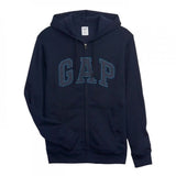 Logo Zip Hoodie Tapestry Navy