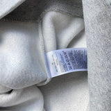 Logo Zip Hoodie Grey