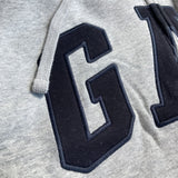 Logo Zip Hoodie Grey