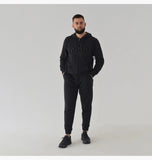 Logo Zip Hoodie Grey L