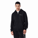 FULL ZIP HOODIE SWEATSHIRT L