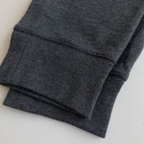 Logo Fleece Pants Charcoal Gray