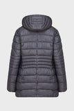 WOMAN PARKA SNAPS HOOD