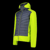 . JACKET HYBRID FIX HOOD GRID PO