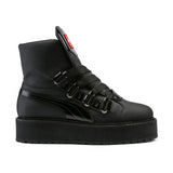 SneakerBoot Black Eyelet x Rihanna