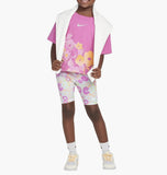 Flow-Ral Aop Bike Short Se Pink/White