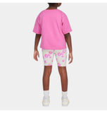 Flow-Ral Aop Bike Short Se Pink/White
