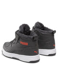 Rebound Joy Fur Trainers Grey