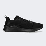 Wired Run Pure Lace Up Sneakers Black