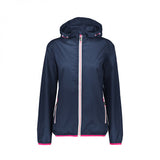 WOMAN JACKET RAIN FIX HOOD