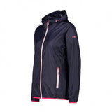 WOMAN JACKET RAIN FIX HOOD